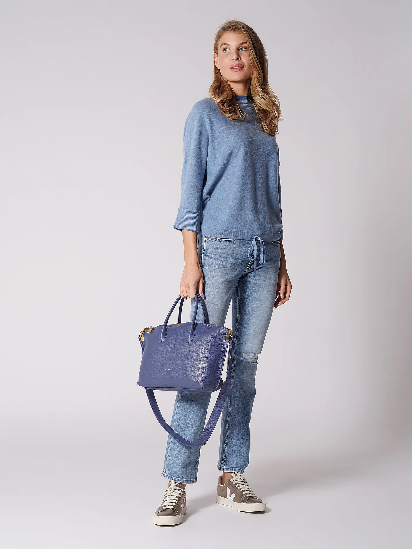 REPEAT | Pullover langarm | hellblau